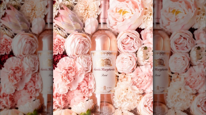 Santa Marghertia Rosé wine bottle