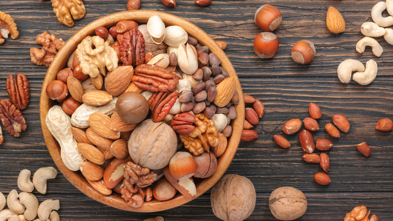 bowl of mixed nuts