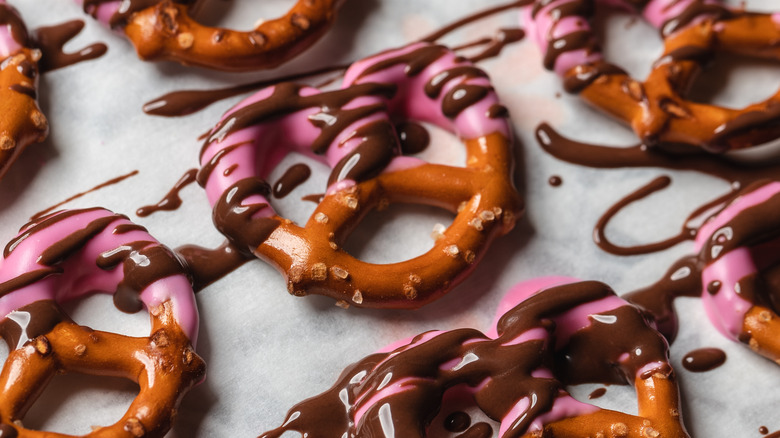 chocolate covered pretzels