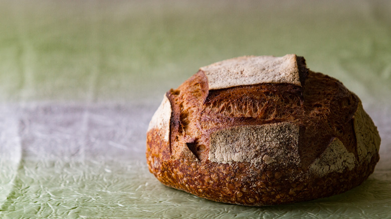 San Francisco sourdough bread loaf