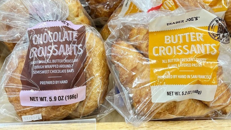 packages of Trader Joe's croissants