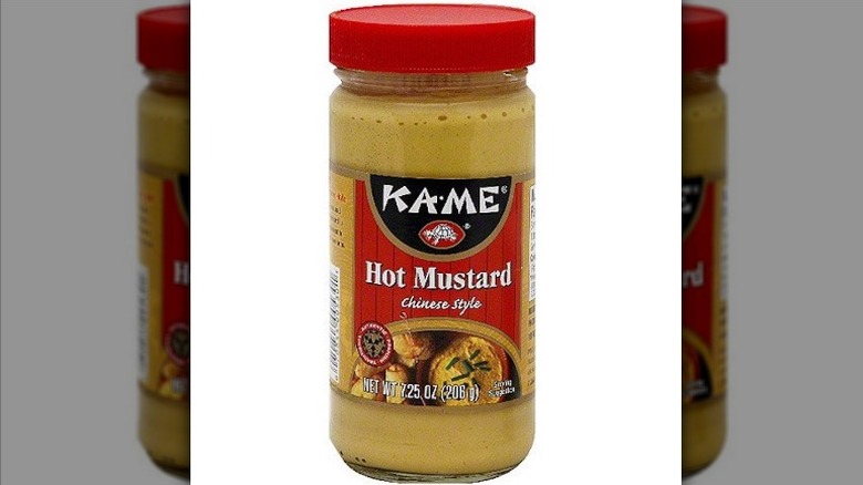 Bottle of Chinese hot mustard