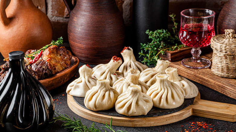 Plate of khinkali 