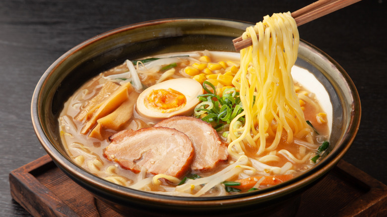 Bowl of miso ramen