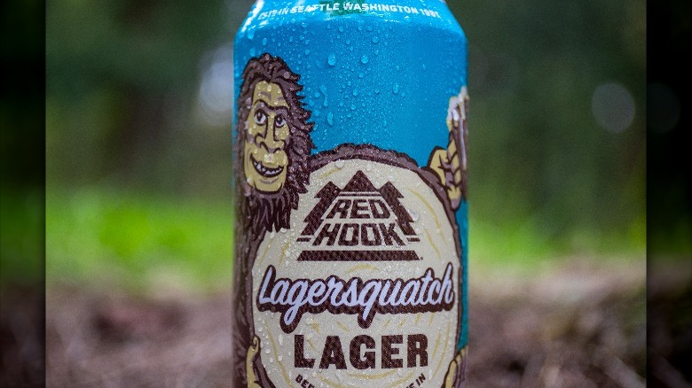 Redhook Brewery Lagersquatch beer can