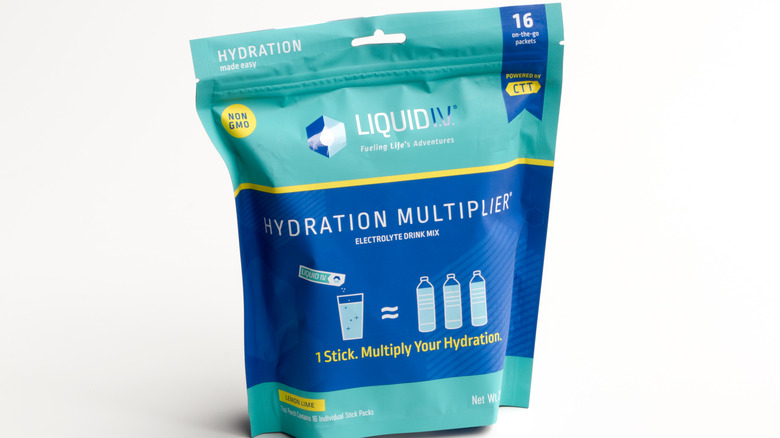 One bag of Liquid I.V. Hydration Multiplier packets