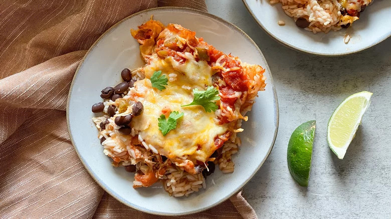 Chicken Casserole with black beans