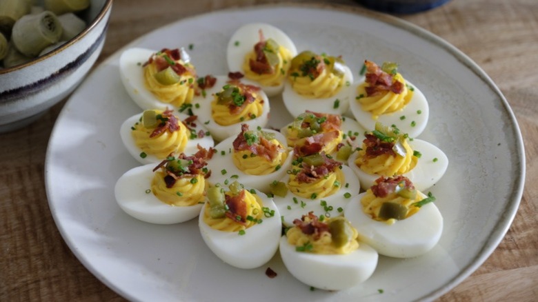 bacon jalapeño deviled egg