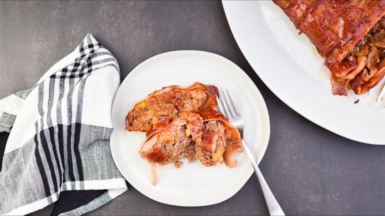 bacon-wrapped meatloaf