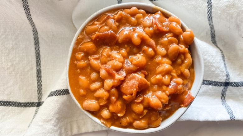 baked beans with bacon