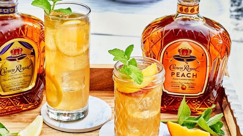 Crown Royal Peach Whisky cocktails