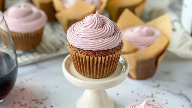 Red wine cupcakes