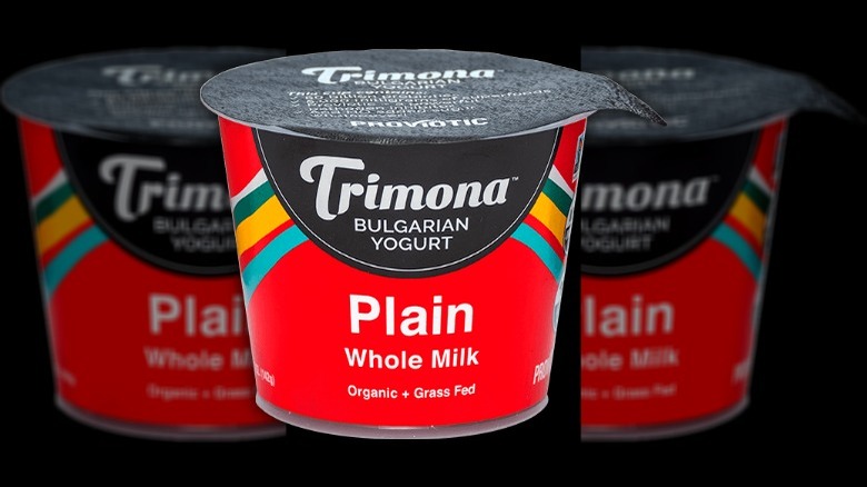 A cup of Trimona yogurt