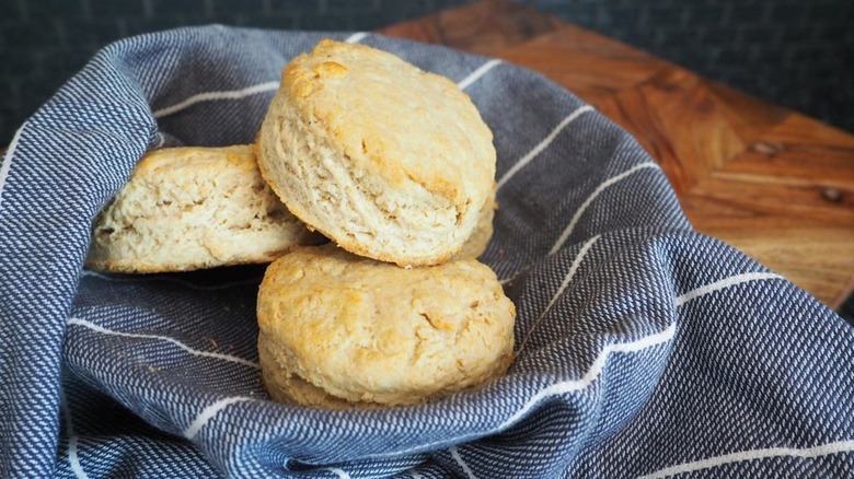 Biscuits in a basket