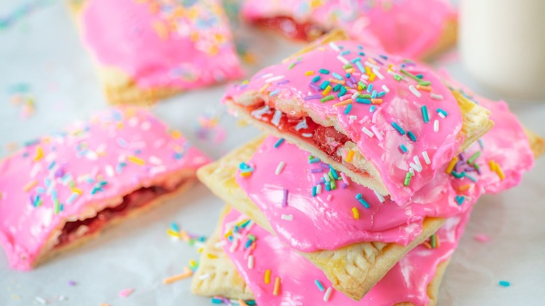 Pink frosted copycat PopTarts