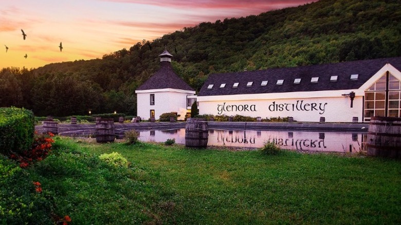 Glenora whisky distillery exterior