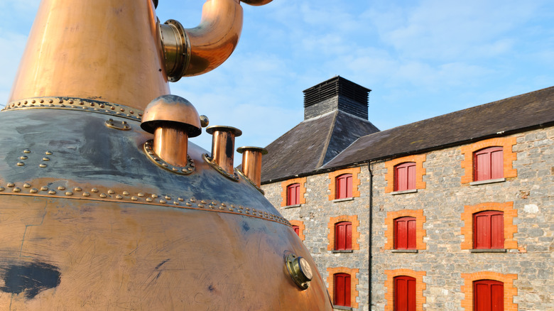 exterior of Jameson whiskey distillery