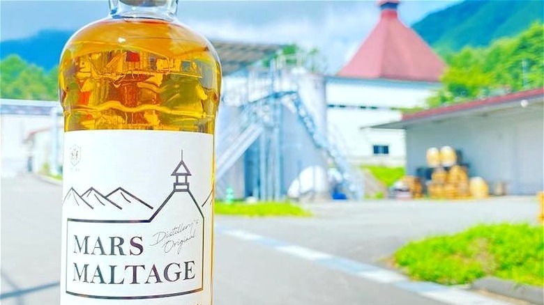 Shinshu Mars whisky at distillery