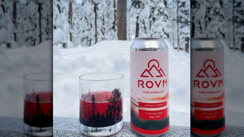 ROVM Hibiscus Berry hard kombucha