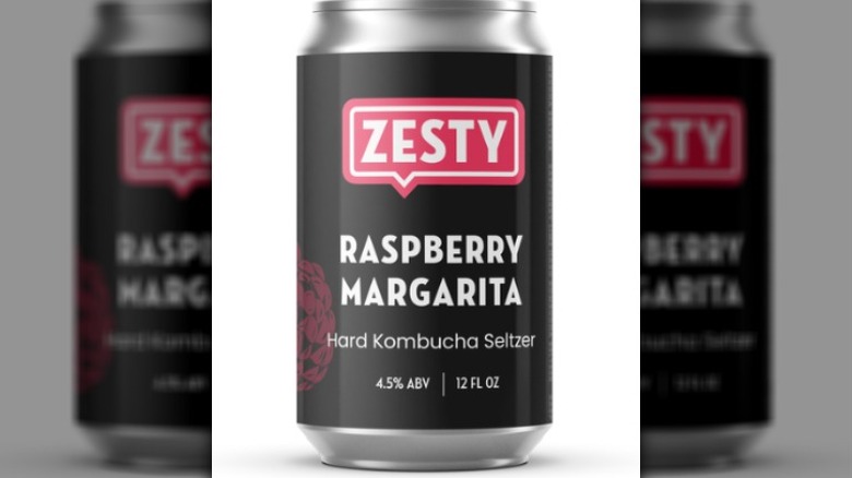 Zesty Raspberry Margarita hard kombucha