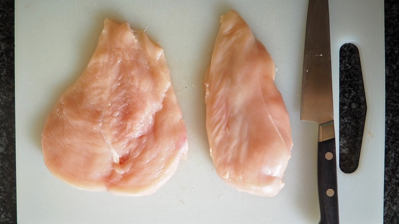 how to butterfly chicken breasts for 20-minute chicken piccata recipe