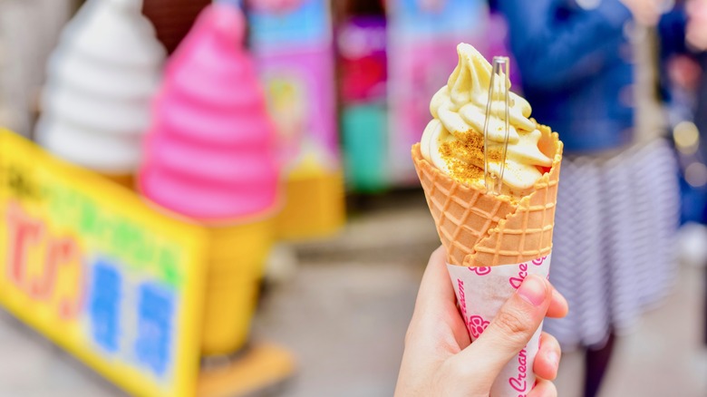 curry soft serve ice cream