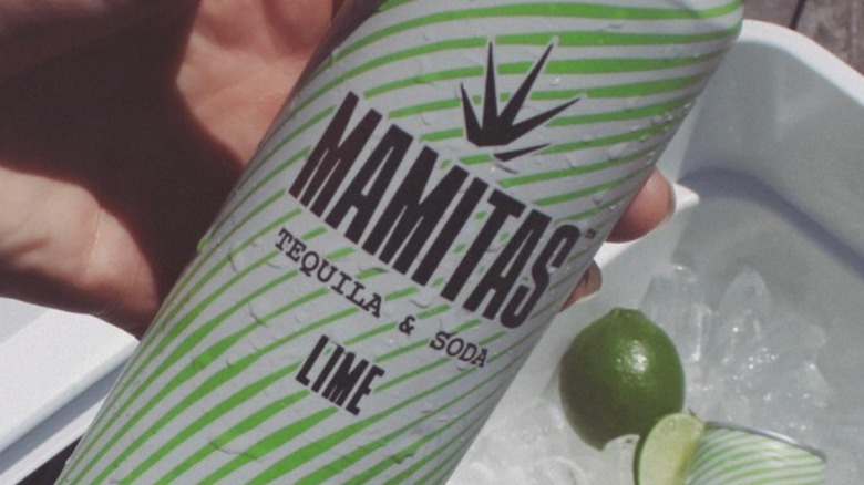 Mamitas Tequila Lime Seltzer can