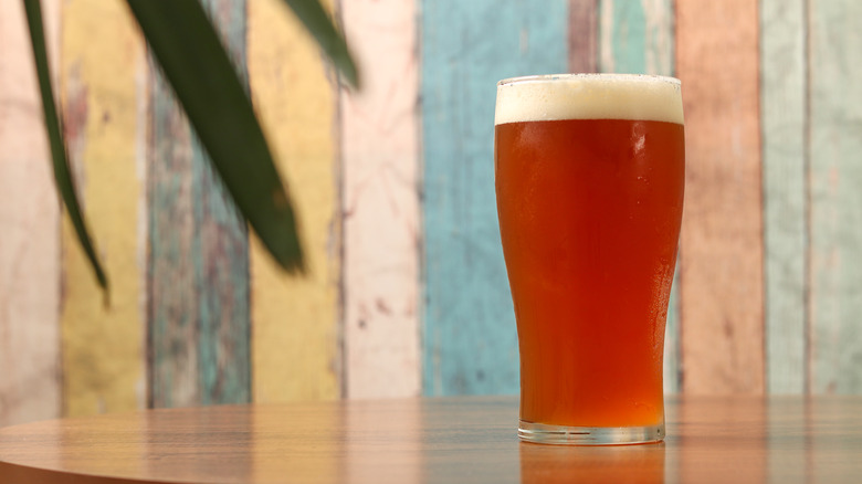 india pale ale with colorful background