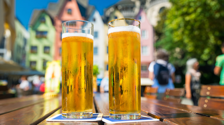 glasses of kolsch beer