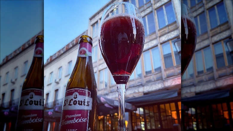 framboise with bottle