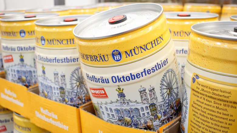 cans of Oktoberfestbier