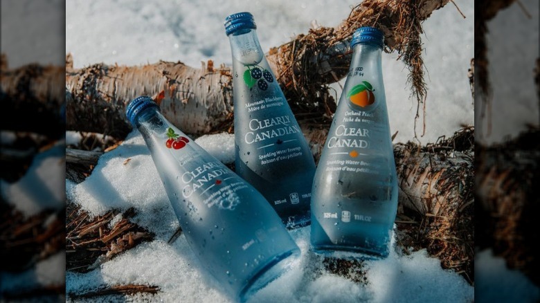 Clearly Canadian sparkling water drink