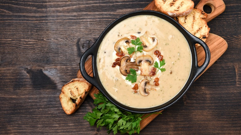 creamy mushroom soup