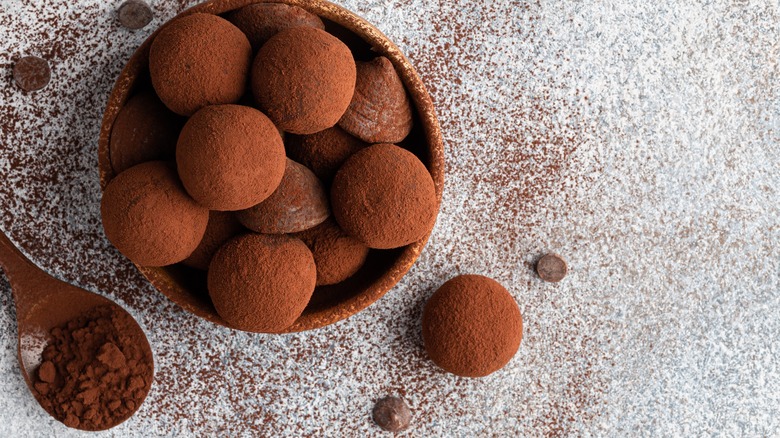 chocolate truffles