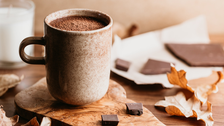 mug of hot chocolate