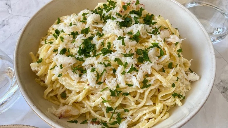 copycat Red Lobster crab Alfredo