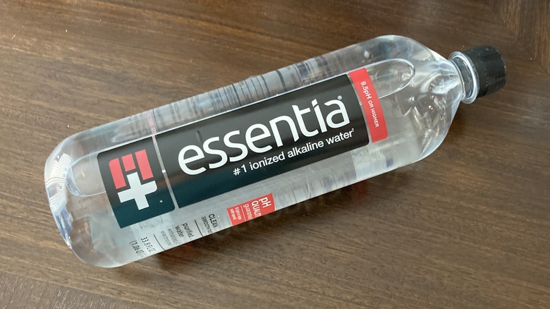 bottle of Essentia water