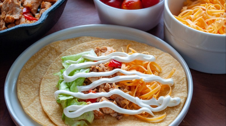 Chicken tacos