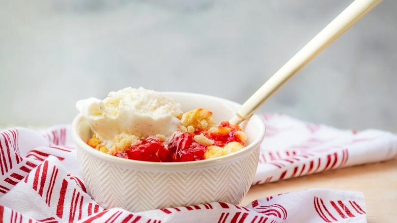 3-Ingredient Cherry Cobbler