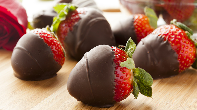 Chocolate-covered strawberries