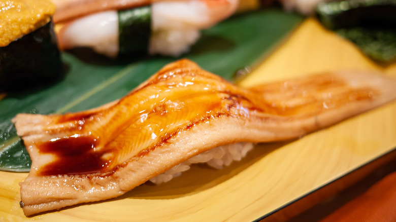 Anago saltwater eel sushi