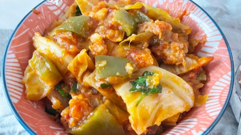 Unstuffed cabbage rolls