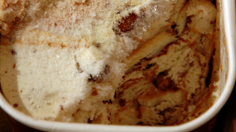 freezer burn on ice cream