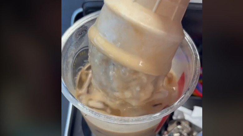 ice cream in coffee