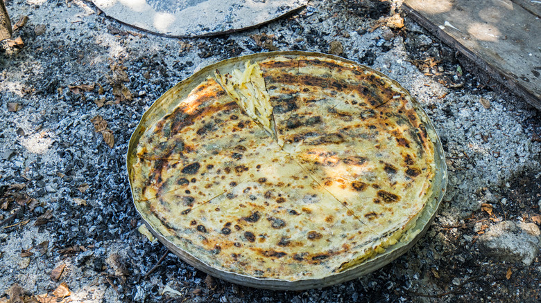 albanian flija pie