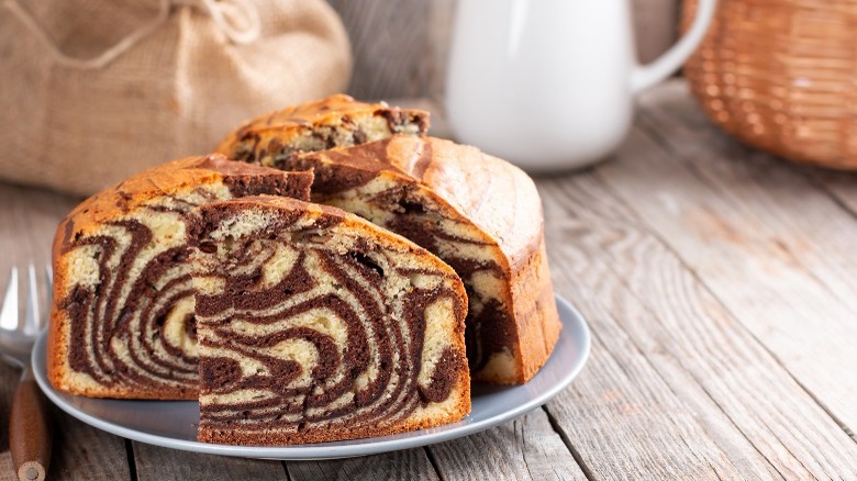 Slices of Marble Cake