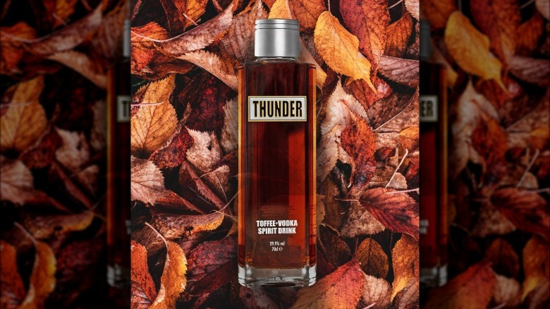 Thunder Toffee + Vodka bottle