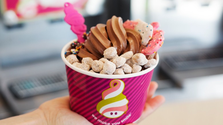 Menchie's Frozen Yogurt cup