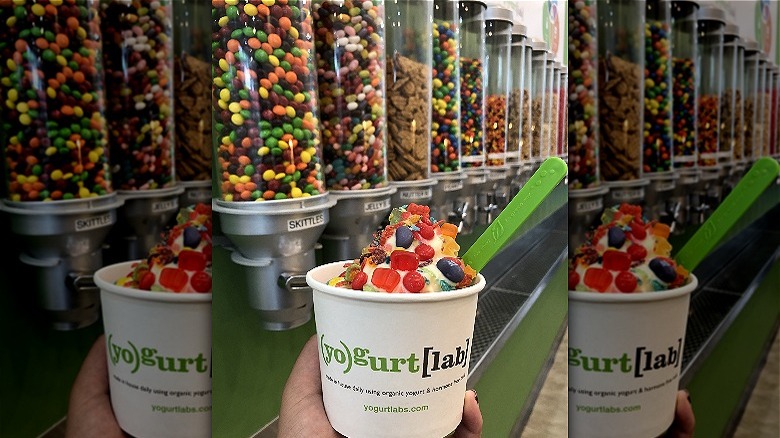 Yogurt Lab frozen yogurt and toppings