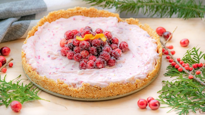 cranberry orange cheesecake